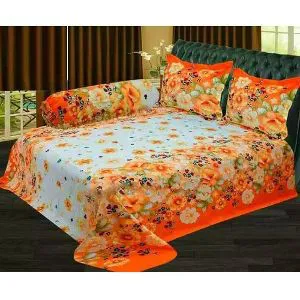 digital-home-tex-cotton-fabric-multicolor-king-size-bedsheet-with-two-matching-pillow-covers