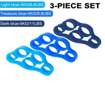 3PCS ফিঙ্গার গ্রিপার সিলিকন হ্যান্ড গ্রিপার Resistance Band Finger Expander Train Sunlight Mall বাংলাদেশ - 14009141