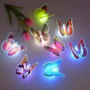 Colorful Butterfly LED Night Light Beautiful Wall
