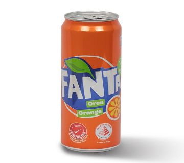 Fanta Orange Can সফট ড্রিংক  330ml Malaysia 