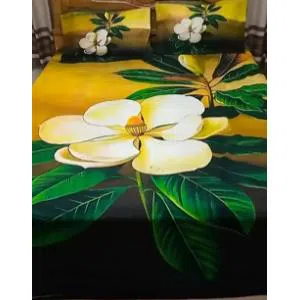 Yamin Cotton King Size Bed Sheet Set