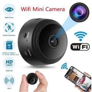 A9 Mini Wifi IP Camera - 1080P - Black - DB-01
