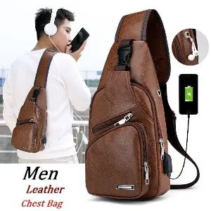 PU Leather Cross Body Bag Bike Rider Cross Body Leather Bag For All
