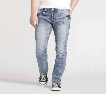 Stretchable Menz Semi Narrow Jeans Pant
