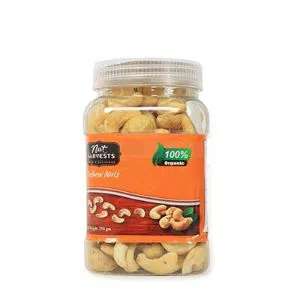 Nut Harvests Cashew Nuts Raw 250 gm jar-BD