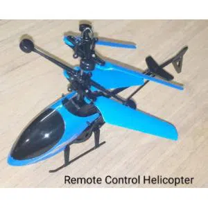 Sensor Mini Helicopter with Remote - Blue