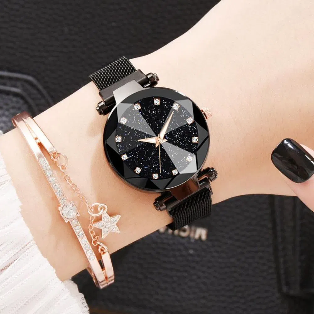 Magnet Watches Watchproof Ladies Watches Female Quartz Wristwatch Young Girl /Lady