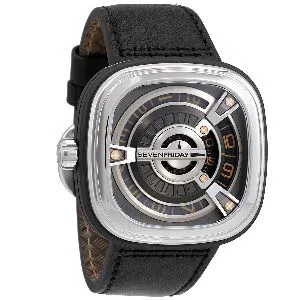 SEVENFRIDAY WRM11 - Leather Analog Watch For Men - Brown copy 