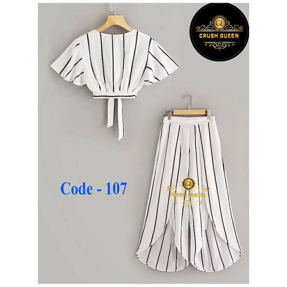 Cotton linen fabrics , tops and pants , code--107, 4-6  years