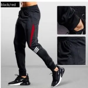 Black Stylish Sports Trousers for Men