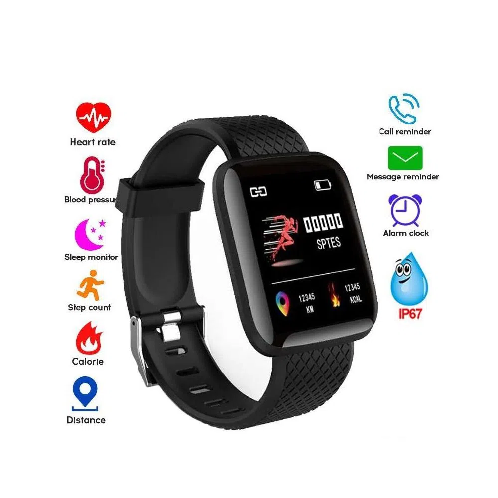 116 Plus Smart watch Bracelets Fitness Tracker Heart