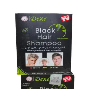Dexe black hair shampoo 10pkt China 