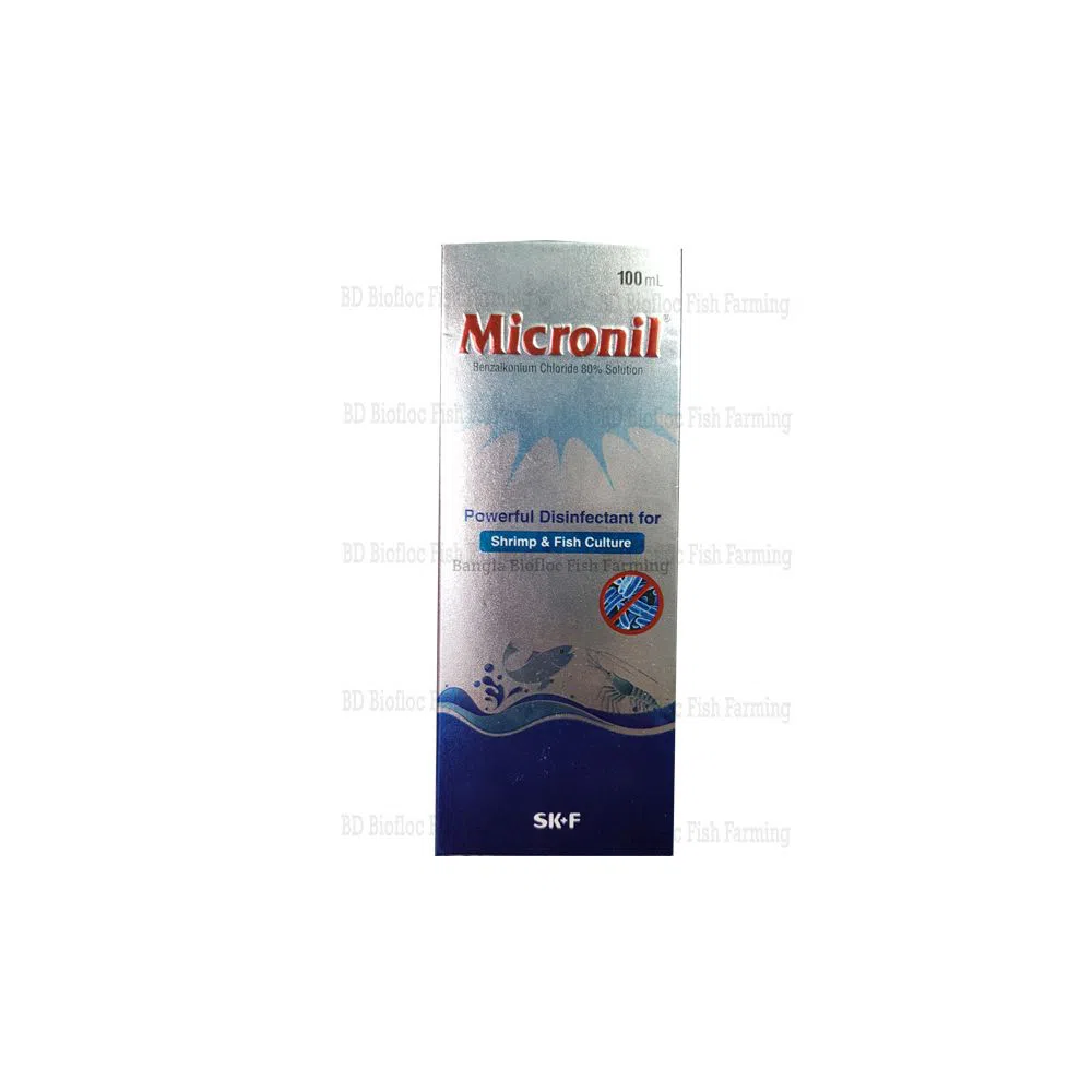 Micronil (Benzalkonium Choloride/BKC 80% Solution) | Powerful Disinfectant for Shrimp & Fish Culture