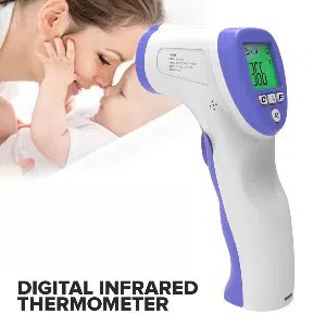 Digital Non Contact Infrared Thermometer C/F both Show In display