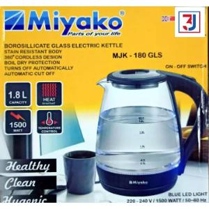 Miyako গ্লাস বডি ইলেকট্রিক কেতলি - 2 Liter