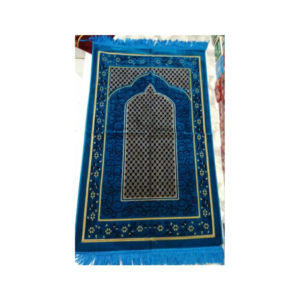 Prayer Mat Jaynamaz Made in Turkey - Light Blue