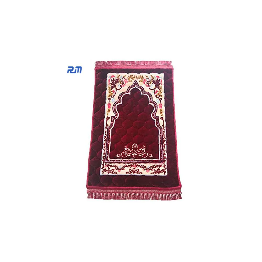 China Jainamaz Prayer Mat Extra Soft - Red