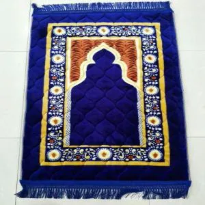 China Jainamaz Prayer Mat Extra Soft - Blue