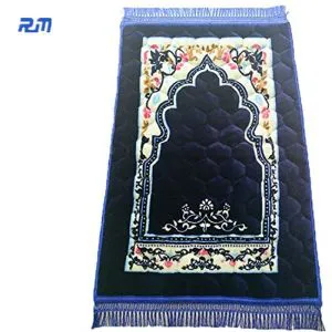 China Jainamaz Prayer Mat Extra Soft - Silver Color