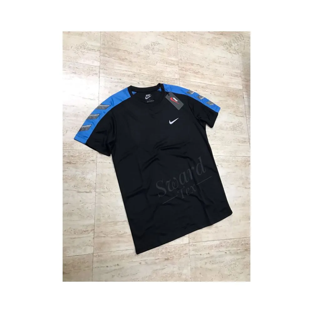 Sports Jersey T-Shirt China Mash Fabrics  - Black