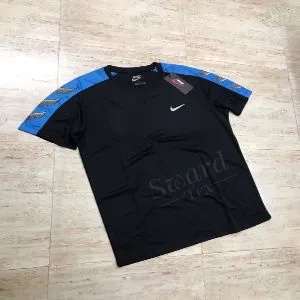 Sports Jersey T-Shirt China Mash Fabrics  - Black