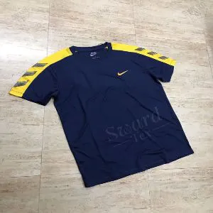 Sports Jersey T-Shirt China Mash Fabrics - Navy Blue