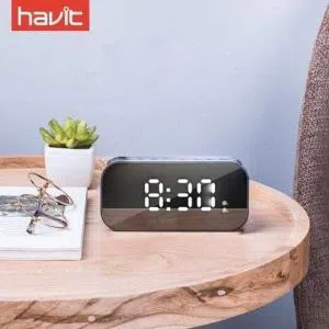 havit mx701 portable bluetooth speaker alarm clock