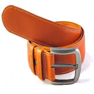 Leather Belt for male- Camel