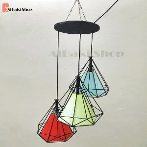 Cage lamp Set Hanging lamp.With 3 bulb free.
