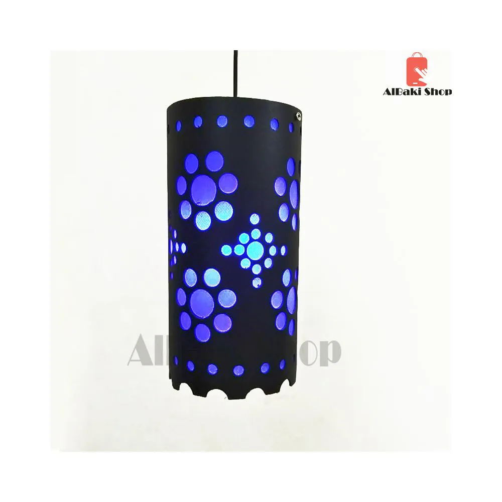 Single pvc lamp Blue color Hanging lamp