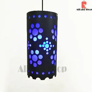 Single pvc lamp Blue color Hanging lamp