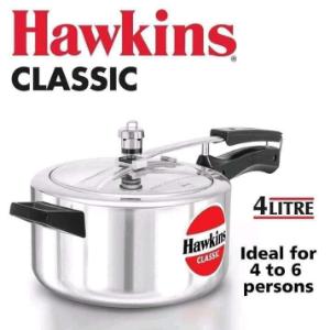 Hawkins Classic 4 L Pressure Cooker (Aluminium )