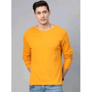 Premium Quality Full Sleeve T-Shirt Yellow