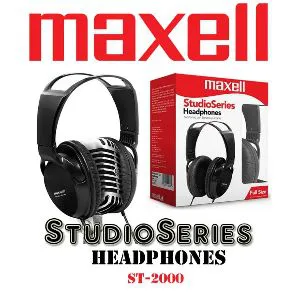 Maxell Studio Series Headphone-Black 