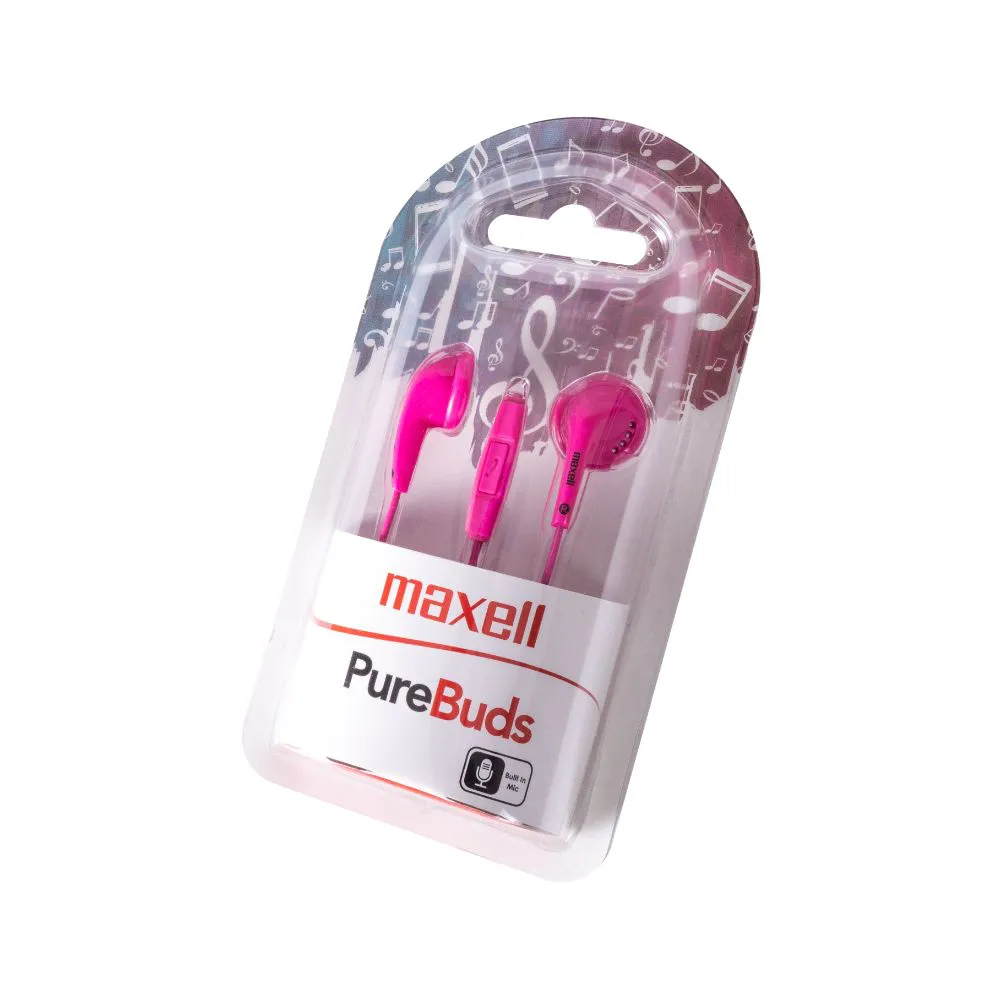 Maxell Earbuds Pink 