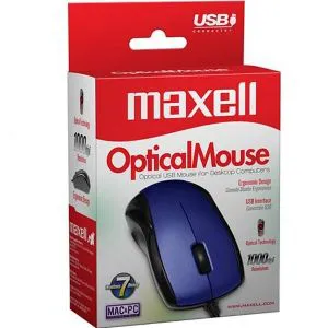 Maxell [MOWL-101] Optical Basic Wired Mouse