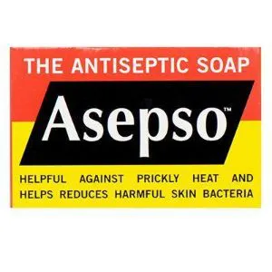 Asepso Soap Antiseptic, 80g Malaysia