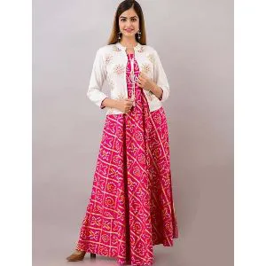   Pure AC Cotton Fabric Anarkali Kurti