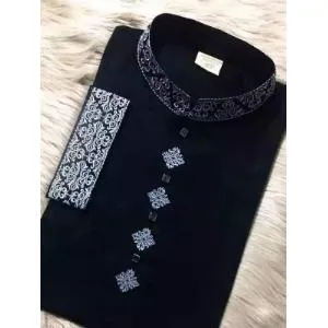 Semi Long Cotton Panjabi for Men