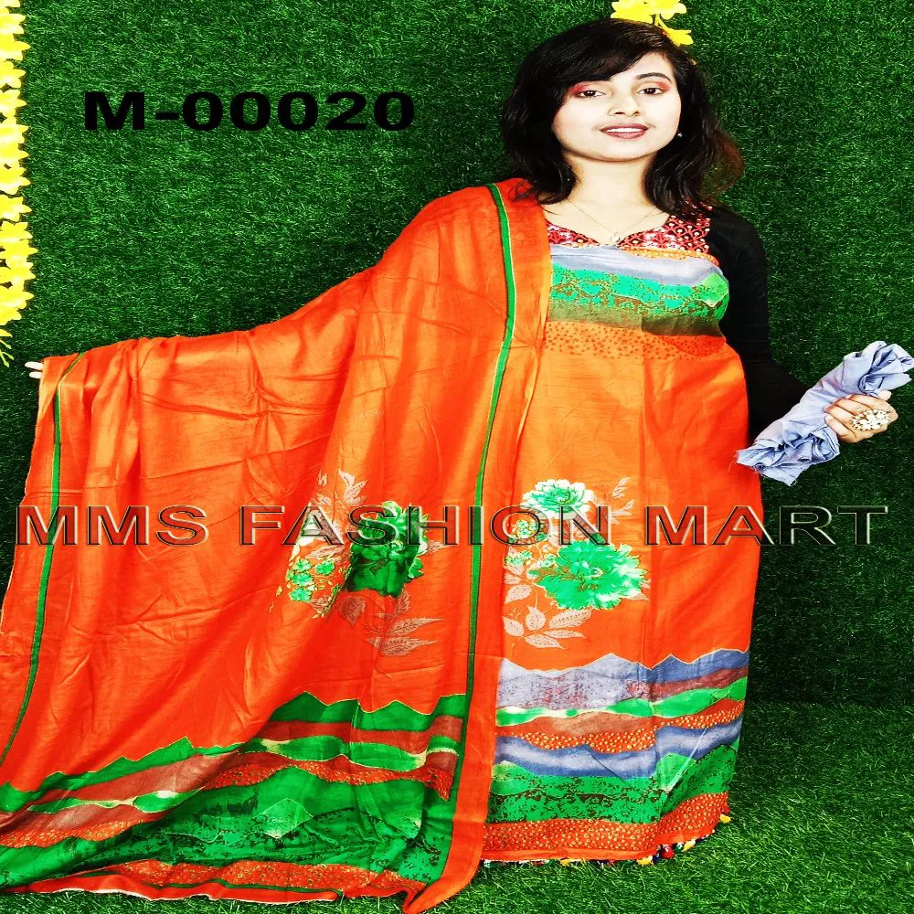 Unstitched Digital Print Cotton Embroidery salwar kameez