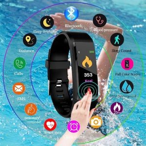 D115 PLUS Bluetooth Bracelet Smart Watch for Man Women Water Resistant