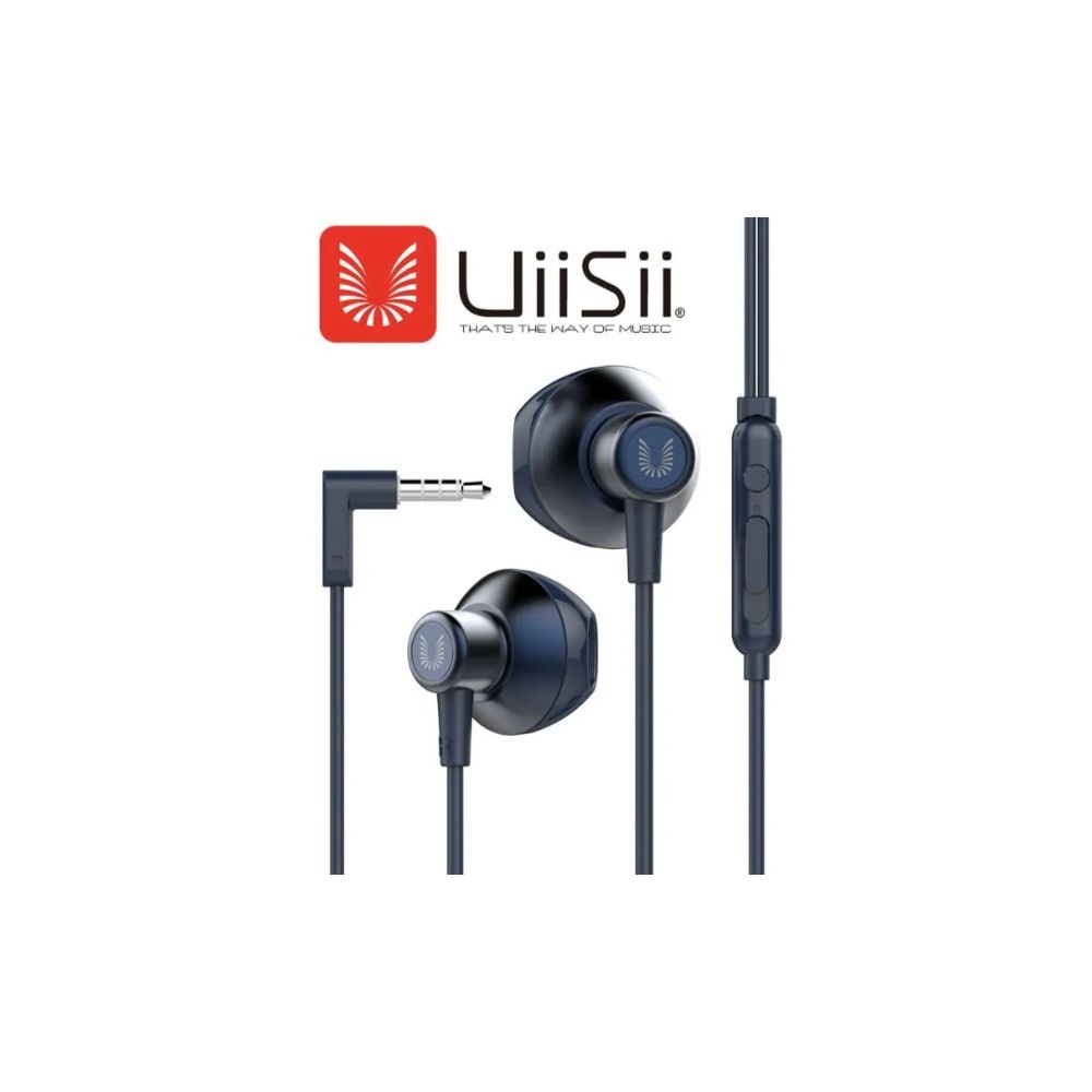 Uiisii Hm12 Best Quality Super Bass Stereo And Dynamic In-Ear Headphones With Pouch - Headphone