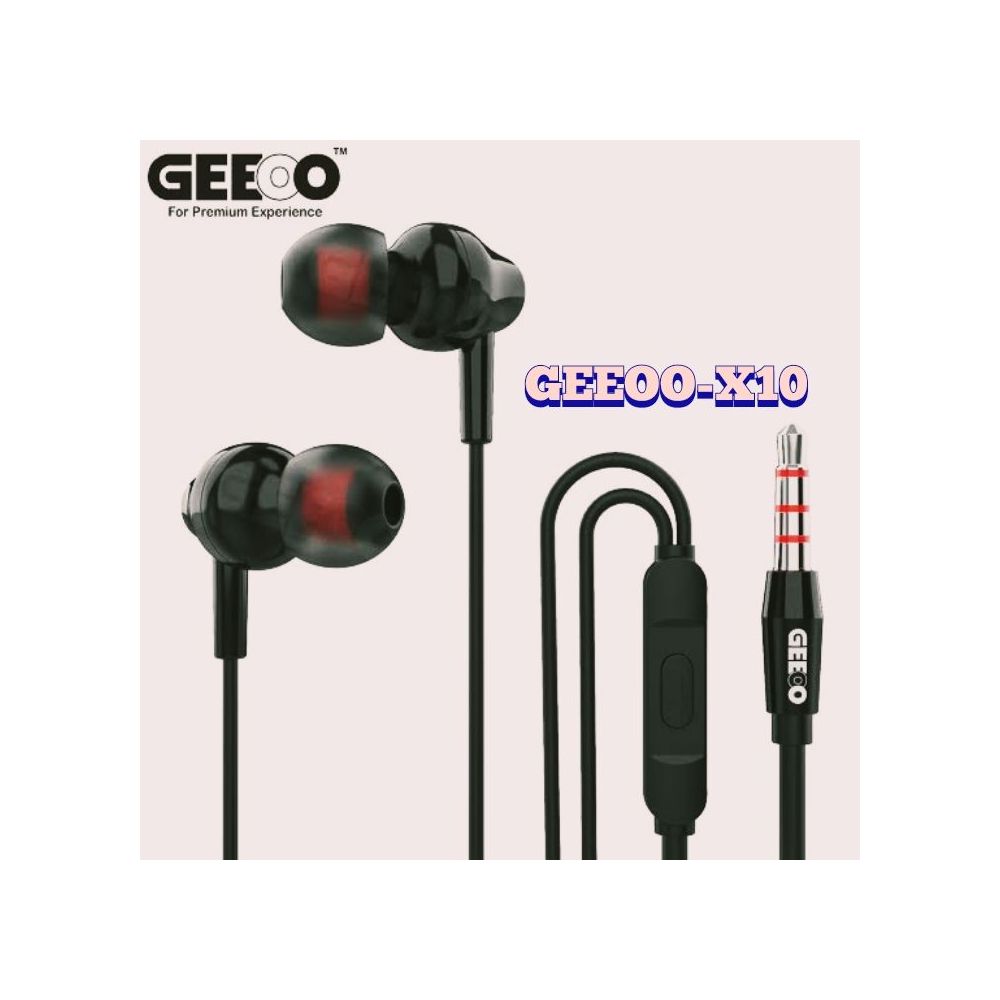 Geeoo X-10 Super Bass Premium Quality Ear phone