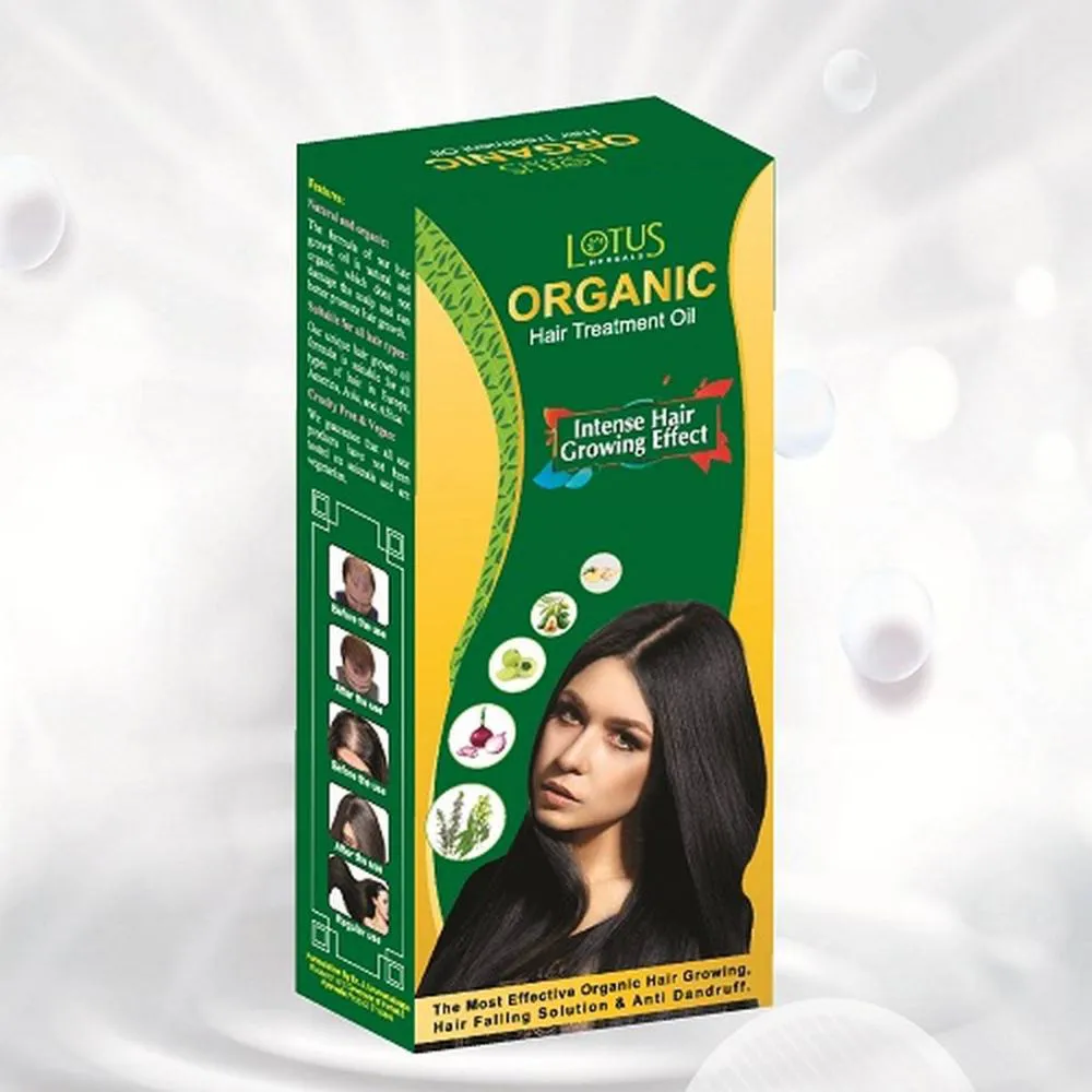 Lotus Herbal Organic Hair OIL 200gm,Thailand