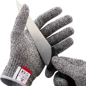 Anti-Cutting Cut Resistant Gloves Food Grade Kitchen Butcher Protection -Level 5