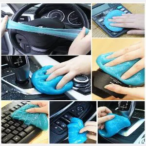 PESTON Car Cleaning Gel, Universal Car Interior Detailing Slime Automotive Dust Air Vent Keyboard Cleaner Putty for Auto Laptop Home Office Reusable