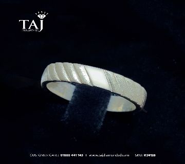 সিলভার ব্যান্ড ফিঙ্গার রিং ফর মেন