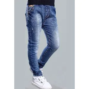 Semi Narrow Fit Jeans Pant for Men