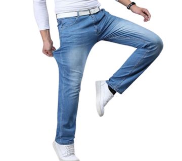 Semi narrow fit jeans pant for men 