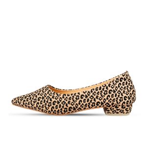 HUKTY Leopard Printed Pump Lady Work Smart Shoes - HF8164167